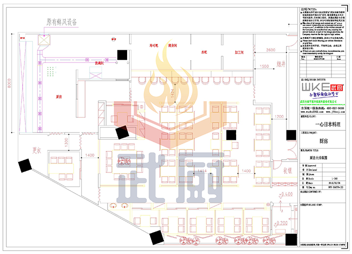 餐廳廚房排煙圖